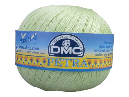 DMC Petra nr. 8 Heklegarn Unicolor 5772 Pistasj