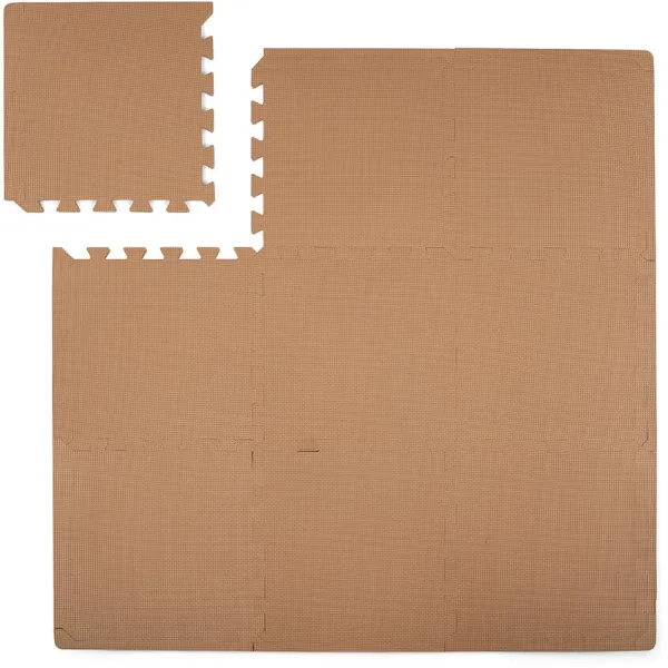 Skumlekegulv light brown