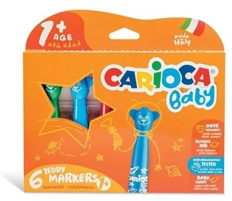 Carioca - Tusjer med babygrep (6 stk.) (809409)